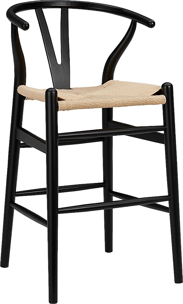 Rooms To Go Byrnwood Black Counter Stool